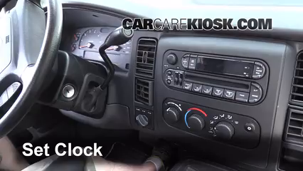 2004 Dodge Dakota Sport 3.7L V6 Crew Cab Pickup (4 Door) Clock Set Clock
